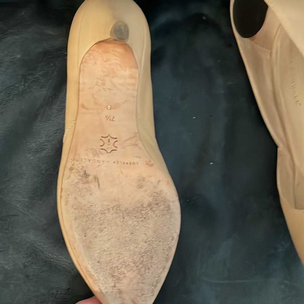Loeffler Randall Nude Kitten Heels. Worn 1x to a wedding. Perfect for weddings! - Picture 7 of 8